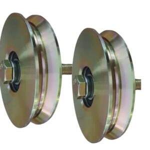 RUEDAS DE HIERRO CON RULEMAN Y TORNILLO en V o U