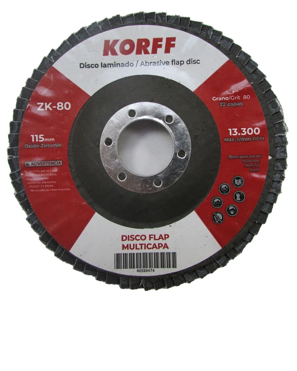DISCO FLAP grano 40 – 60 – 80 – 100 – 120