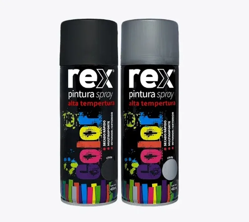 PINTURA EN AEROSOL – REX (alta temperatura)