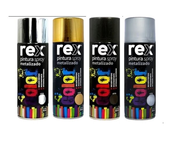 PINTURA EN AEROSOL - REX (metalizado)