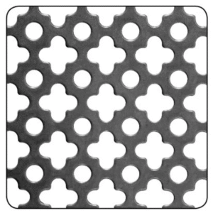 CHAPA PERFORADA TREBOL COMBINADO - 0.90 MM